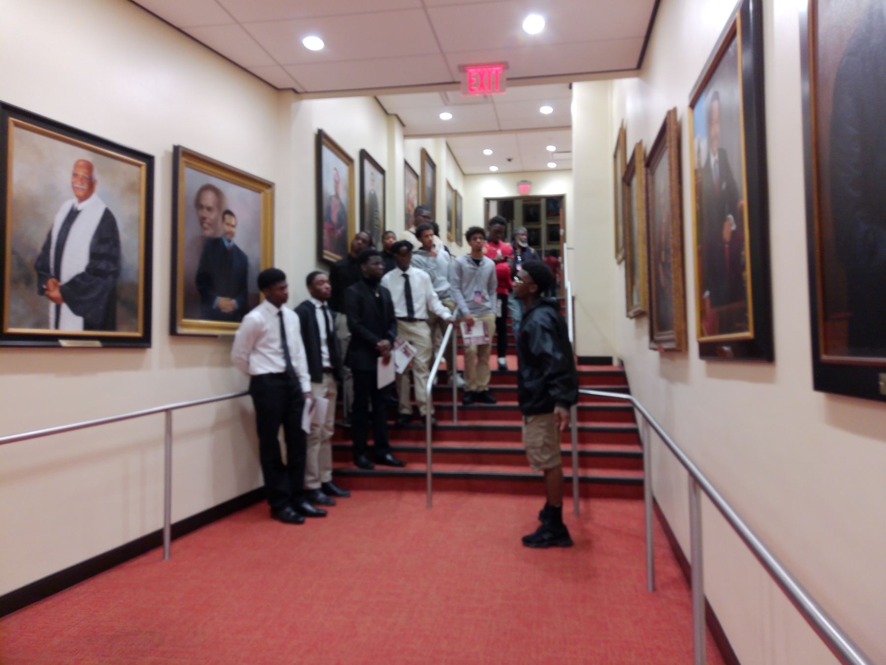 PCA students on a college visit